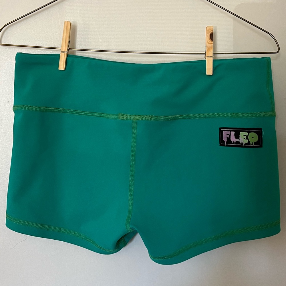 Teal FLEO shorts